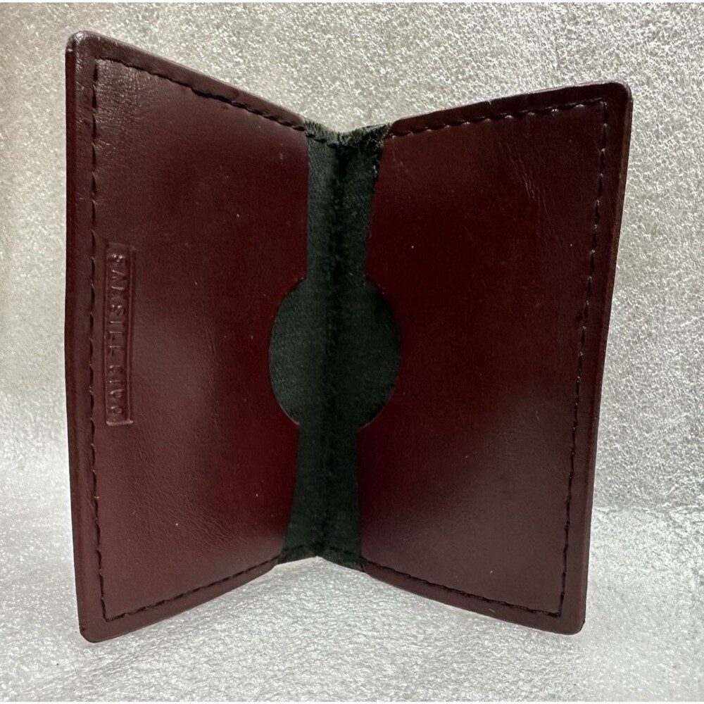 Samsill 3100 burgundy  business card wallet